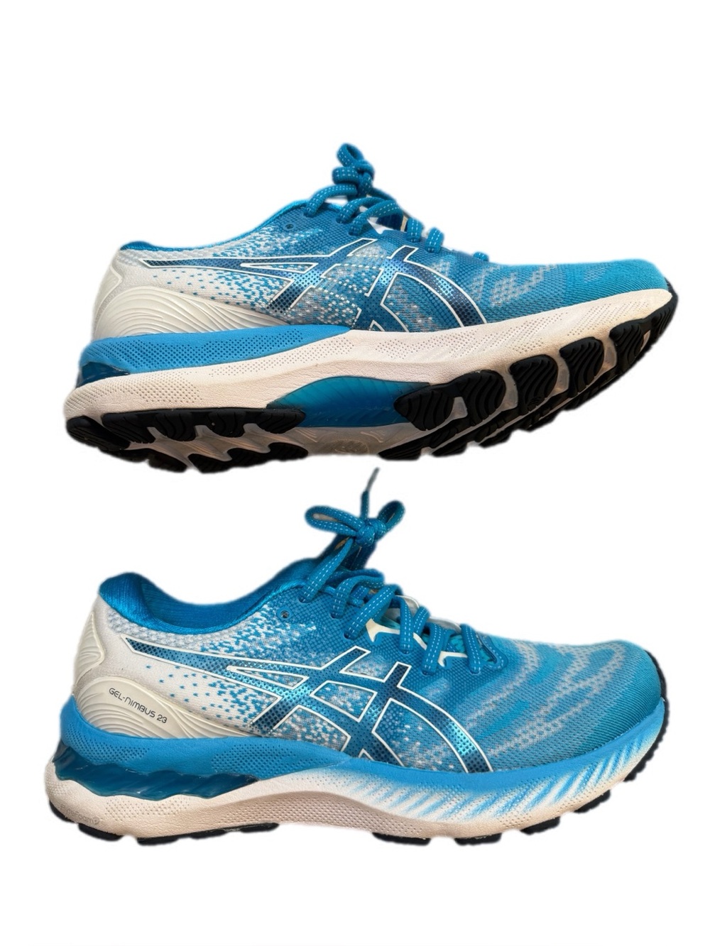 ASICS Digital Aqua/White GEL-Nimbus 23 Running Shoes 8.5 - Picture 11 of 16